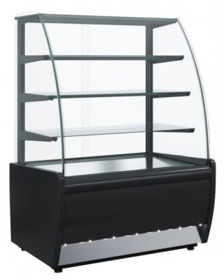 Витрина холодильная Carboma K70 VH 0,9-1 LIGHT Chocolate 0013-0430