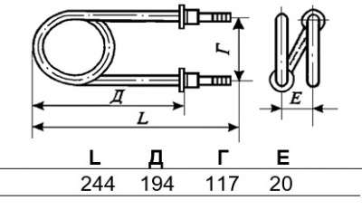 ТЭН 85А13/3,15Р220 (ТЭН-43)