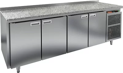 стол охлаждаемый hicold gn 1111/tn камень