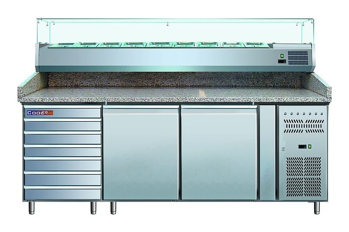 Стол для пиццы COOLEQ PZ2610TN-VRX380 (2025x800x1240 мм)