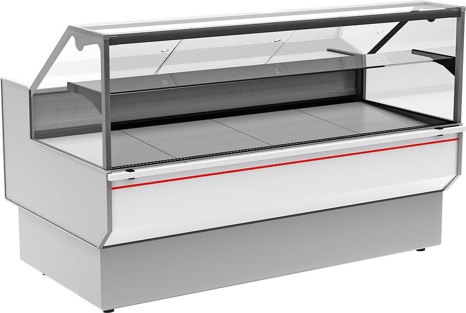Витрина морозильная CARBOMA GC95 SL 1,8-1, с боковинами (9006-9005)