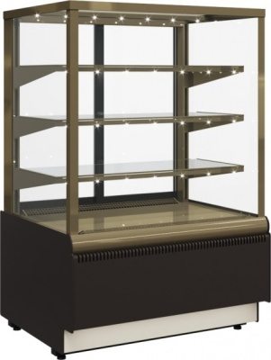 Витрина холодильная Carboma KC70 VV 0,6-1 STANDARD 9006-9005 (ВХСв-0,6д Cube Люкс ТЕХНО)