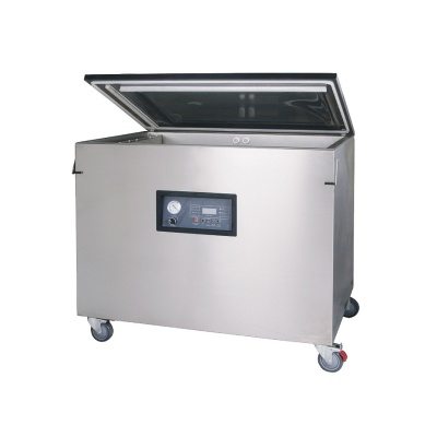 Вакуум-упаковочная машина HUALIAN DZQ-1000/2L SS, напольная однокамерная