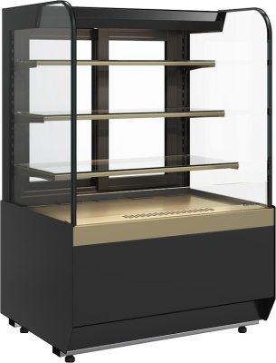 Витрина холодильная Carboma KR70 VM 1,3-2 STANDARD открытая (цвет по схеме стандарт)