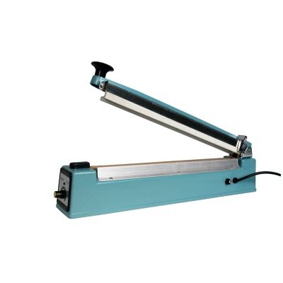 Ручной импульсный запайщик с боковым ножом Hualian FS-400C, AL.корп.
