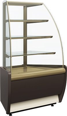 Витрина холодильная Carboma K70 VM-3 LIGHT Паттерн (0107 Ольха)