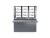Прилавок-витрина холодильный закрытый 1500 линия раздачи GASTROLINE ПВХЗЧ-15 RADA 1500х945(660)х1725