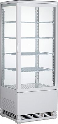 Витрина среднетемпературная вертикальная VIATTO VA-RT-98W, белая