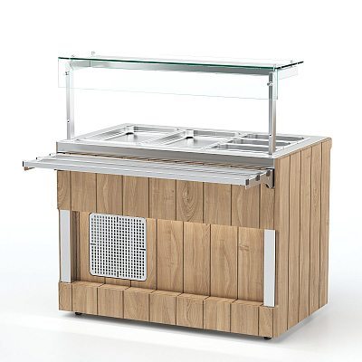 Прилавок холодильный RSK21CA Kids 805x700x1155(760) h=100мм Capital Kids REFETTORIO