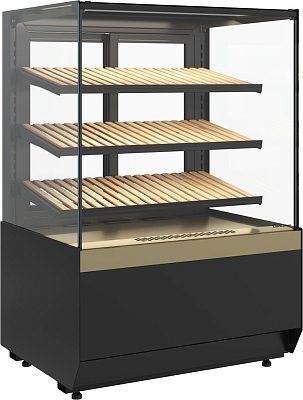 Витрина хлебная Carboma KC70 N 0,6-1 LIGHT Bread (версия 2.0) (Паттерн 0108 Темный дуб)