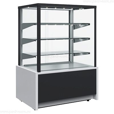 Витрина нейтральная Carboma KC70 N 0,9-1 LIGHT 9006-9005 (Нейтральная 0,9 Cube ТЕХНО)