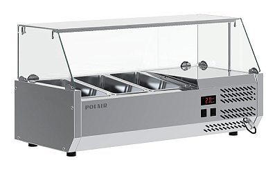 Витрина холодильная POLAIR VT1vEN 1/3