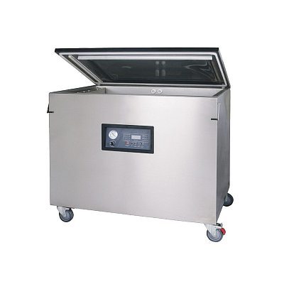 Вакуум-упаковочная машина HUALIAN DZQ-1000/2L SS, напольная однокамерная