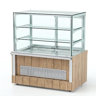 Витрина кондитерская холодильная закрытая (2 полки) RC32A Capital 1105x725x1255(580)мм REFETTORIO