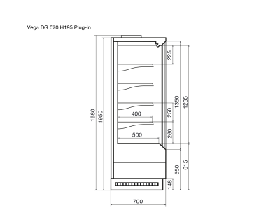 Vega DG 070 H195 Plug-in 250