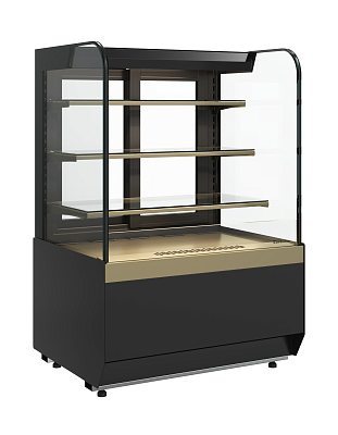 Витрина холодильная Carboma KR70 VM 0,9-2 STANDARD открытая (9005)